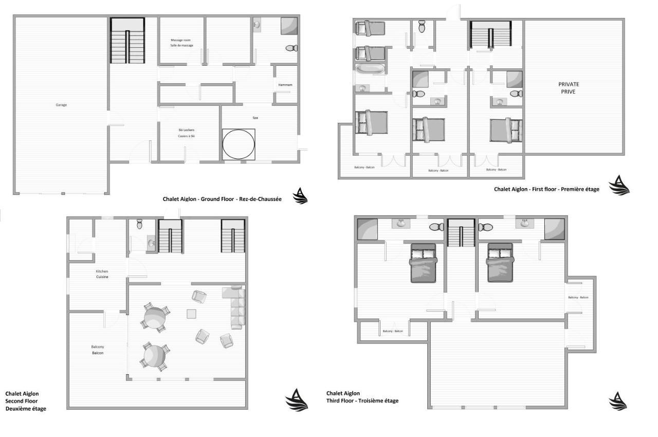 Chalet L'Aiglon La Rosiere  Ngoại thất bức ảnh